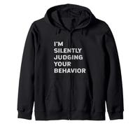 Estoy Juzgando Silenciosamente Tu Comportamiento Divertido Trabajador Social Broma Sudadera con Capucha