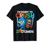 Estoy listo para aplastar 2do grado Capuchino Assassino Meme Kids Camiseta