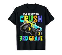 Estoy listo para aplastar a niños de tercer grado Monster Truck 3er grado Camiseta