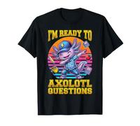 Estoy Listo para Preguntas de Axolotl Regreso a la Escuela Divertido Dabbing Camiseta