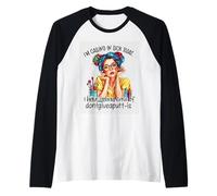 Estoy Llamando Enfermo Hoy Dontgiveaputt-is Camiseta Manga Raglan