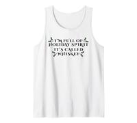 Estoy Lleno de espíritu navideño, se Llama Whisky. Camiseta sin Mangas