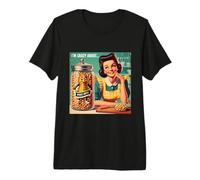 Estoy Loco por el Anuncio de ama de casa de Mediados de Siglo de Deez Jar of Nuts Camiseta Premium