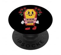 Estoy Muerto Dentro de Las Rosas del ataúd PopSockets PopGrip Adhesivo