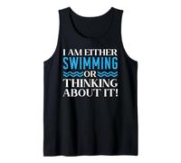 Estoy nadando o pensando en ello amante del nadador Camiseta sin Mangas