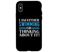 Estoy nadando o pensando en ello amante del nadador Carcasa para iPhone X/XS