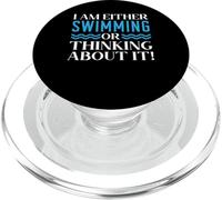 Estoy nadando o pensando en ello amante del nadador PopSockets PopGrip para MagSafe