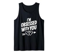 Estoy obsesionado contigo Linda Cita de Amor Camiseta sin Mangas