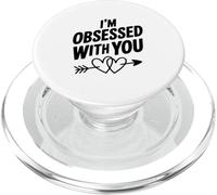 Estoy obsesionado contigo Linda Cita de Amor PopSockets PopGrip para MagSafe