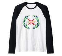 Estoy Orgullosa de ser bereber - Joyería Kabyle Camiseta Manga Raglan