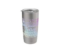Estoy orgullosa hermana de un hermano condenado Vaso térmico de acero inoxidable de doble pared