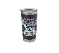 Estoy orgullosa hermana de un hermano condenado Vaso térmico de acero inoxidable de doble pared