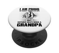 Estoy Orgulloso de Muchas Cosas La Vida Nada Mejor Que ser Abuelo PopSockets PopGrip Adhesivo