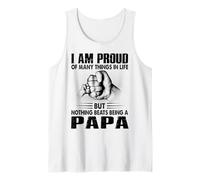 Estoy Orgulloso de Muchas Cosas La Vida Nada Mejor Que ser papá Camiseta sin Mangas