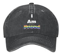 Estoy Orgulloso De Ser Gay Hombres Mujeres Protección Solar Gorras Ajustable Sombrero De Sol Vintage Sombrero-Papá para Viaje Golf Caza