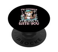 Estoy Otterly Enamorado De Ti PopSockets PopGrip Adhesivo