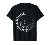 Estoy pensando Cargando Ajedrez Gráfico Humor Amantes del Ajedrez Camiseta