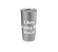 Estoy perdiendo mi voz Profesor de música vocalista Vaso térmico de acero inoxidable de doble pared