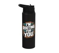 Estoy Rooting For You - Computadora divertida de ingeniería de redes Stainless Steel Insulated Water Bottle