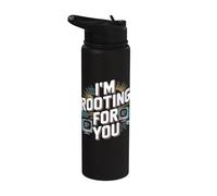 Estoy Rooting For You - Computadora divertida de ingeniería de redes Stainless Steel Insulated Water Bottle