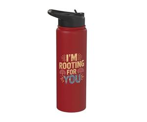 Estoy Rooting For You - Computadora divertida de ingeniería de redes Stainless Steel Insulated Water Bottle
