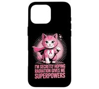 Estoy secretamente Esperando Que la radiación me dé superpoderes Super Cat Carcasa para iPhone 16 Pro MAX