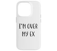 Estoy sobre mi ex Funny Idea White Lie Party Carcasa para iPhone 14 Pro