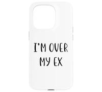 Estoy sobre mi ex Funny Idea White Lie Party Carcasa para iPhone 15 Pro