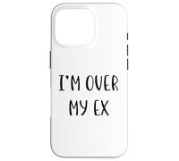 Estoy sobre mi ex Funny Idea White Lie Party Carcasa para iPhone 16 Pro