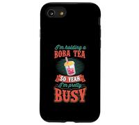 Estoy sosteniendo un té Boba, así Que sí, Estoy Bastante Ocupado Carcasa para iPhone SE (2020) / 7/8