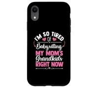 Estoy Tan Cansado de cuidar a los Nietos de mi Madre en Este Momento Carcasa para iPhone XR