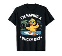 Estoy Teniendo un Pato Surfista día de Pato Camiseta