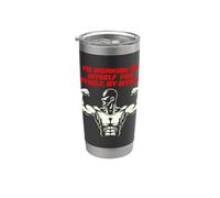 Estoy trabajando en mí mismo por mí mismo Entrenamiento físico Vaso térmico de acero inoxidable de doble pared