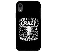 Estoy un poco loco, pero la música country del mundo es una locura Carcasa para iPhone XR