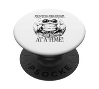 Estoy viviendo el sueño una Mala decisión a la Vez (Gracioso) PopSockets PopGrip Adhesivo