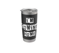 Estoy volviendo a casa Vaso térmico de acero inoxidable de doble pared