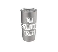 Estoy volviendo a casa Vaso térmico de acero inoxidable de doble pared