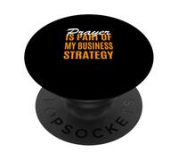Estrategia de oración de Color Naranja Gráfico Naranja PopSockets PopGrip Adhesivo