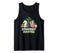 Estrategia Maestro Pensamiento Estratégico Diseño de mentalidad Camiseta sin Mangas