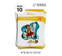 Estrategias de comprensión lectora 6.º Primaria (Abrapalabra) (Español) PACK 10 (10 libros del alumno + 1 libro del profesor)