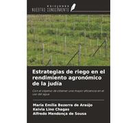 Estrategias de riego en el rendimiento agronómico de la judía: Con el objetivo de obtener una mayor eficiencia en el uso del agua