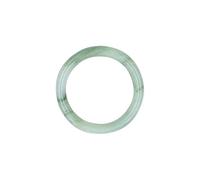 Estrecha Redonda de tianshan Jade Brazalete para Mujeres Riqueza China Buena Suerte Pulsera Mujer Genuina Verde Natural Jade Jade Bangle cumpleaños (1tianshan1, 55)