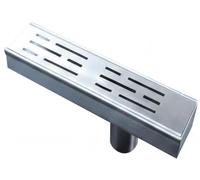 Estrecho Canaleta Agua, Empalmable Rejilla Desague Terraza, Acero Inoxidable 304 Canaleta Desague, para Balcón/Terraza/Jardín/Baño/Garaje(Sealed drain,70 x 30mm)