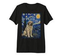 Estrela Mountain Dog Van Gogh Noche Estrellada Camiseta Premium