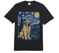 Estrela Mountain Dog Van Gogh Noche Estrellada Comfort Colors Adult Heavyweight T-Shirt