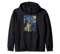 Estrela Mountain Dog Van Gogh Noche Estrellada Sudadera con Capucha