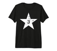 Estrella Blanca Vintage número 3 Camiseta Premium