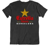 Estrella Damm Beer Barcelona Drink Alcoholgood Deal - Camiseta para hombre, Negro , XXL