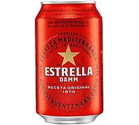 Estrella Damm Cerveza 33cl. C-24 Latas