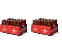 Estrella Damm | Cerveza de Sabor Suave | Espuma consistente | Tapón Abre Fácil| Paquete 24 x 20 cl (Paquete de 2)